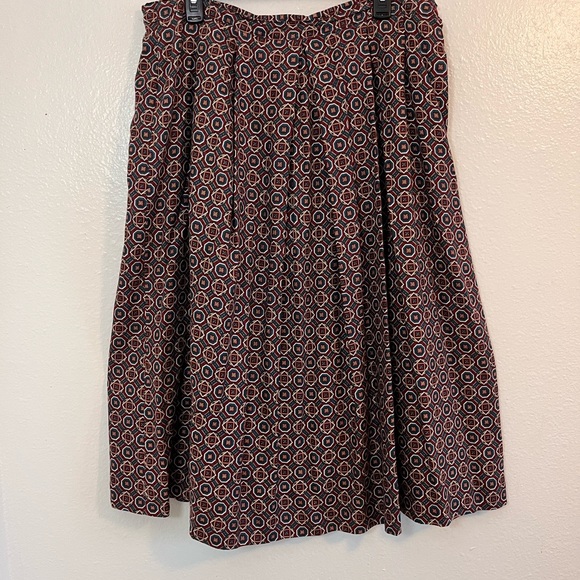 80's Blue Corduroy Midi Skirt by Country Suburbans